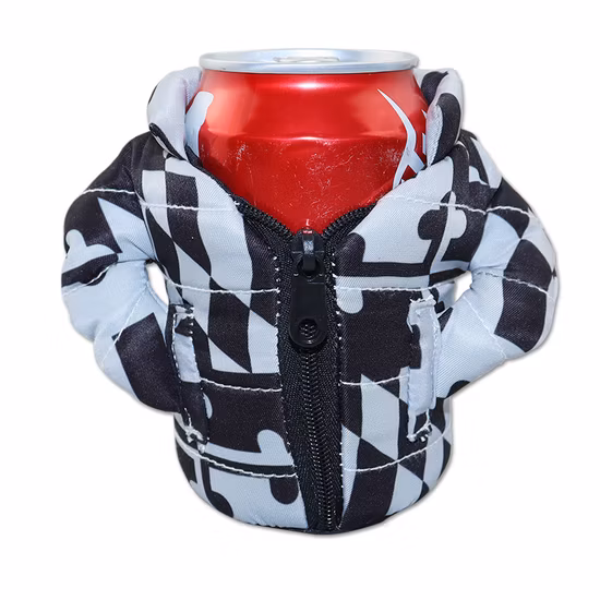 Suporte de lata de cerveja refrigerador de neoprene dobrável dobrável personalizado